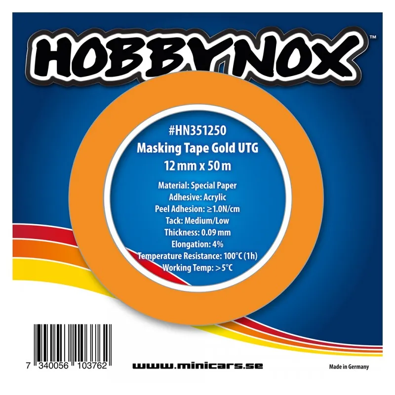 Maskeringstejp Guld 12mmx50m