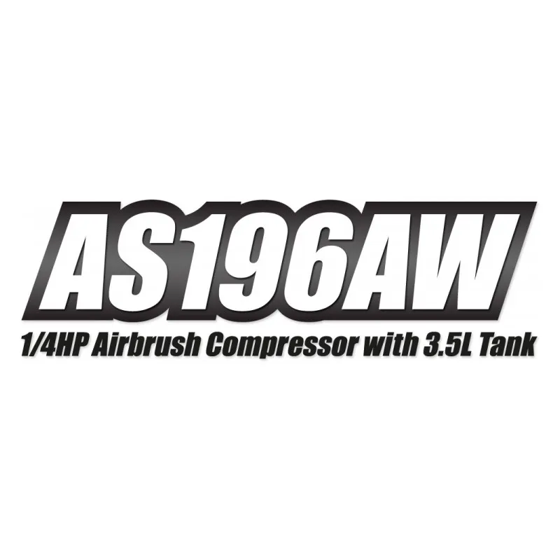 Airbrush Kompressor 1/4HP med 3.5L Tank (0-6BAR) - 4