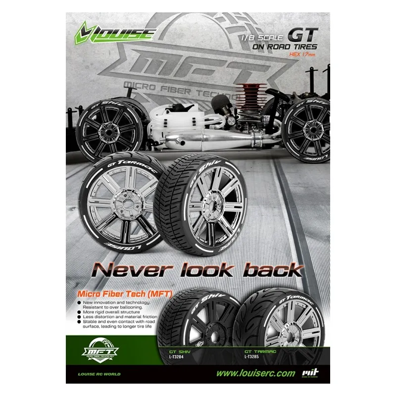 Däck & Fälg GT-SHIV 1/8 GT Soft (MFT) Svart (2)