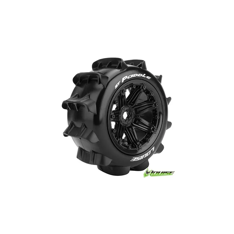 Däck & Fälg ST-PADDLE 1/8 Truck (Beadlock) Svart (2)