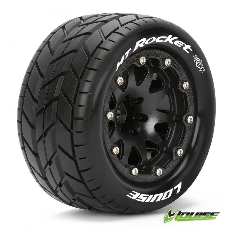 Däck & Fälg MT-ROCKET 1/10 Svart Beadlock (1/2) Soft MFT (2)