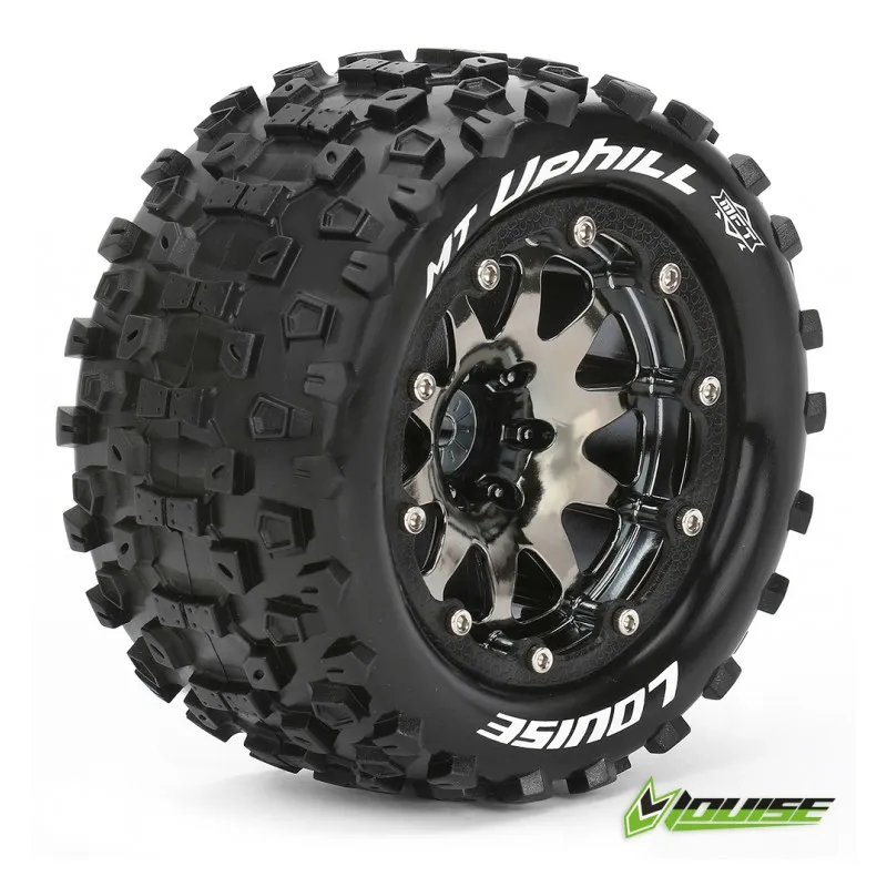 Däck & Fälg MT-UPHILL 1/10 Sv.krom Beadlock (1/2) Soft MFT