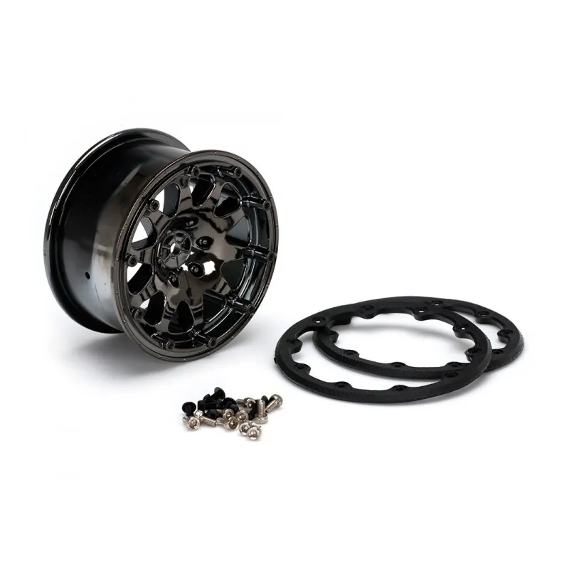 Däck & Fälg MT-CYCLONE 1/10 Svart Beadlock (1/2) Soft MFT - 3