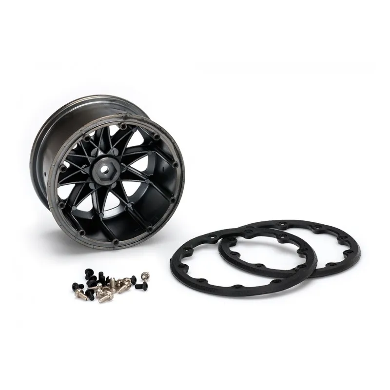 Däck & Fälg MT-CYCLONE 1/10 Svart Beadlock (1/2) Soft MFT - 4