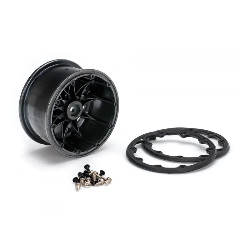 Däck & Fälg ST-HUMMER 1/10 Sv.krom Beadlock (1/2) Soft MFT - 4