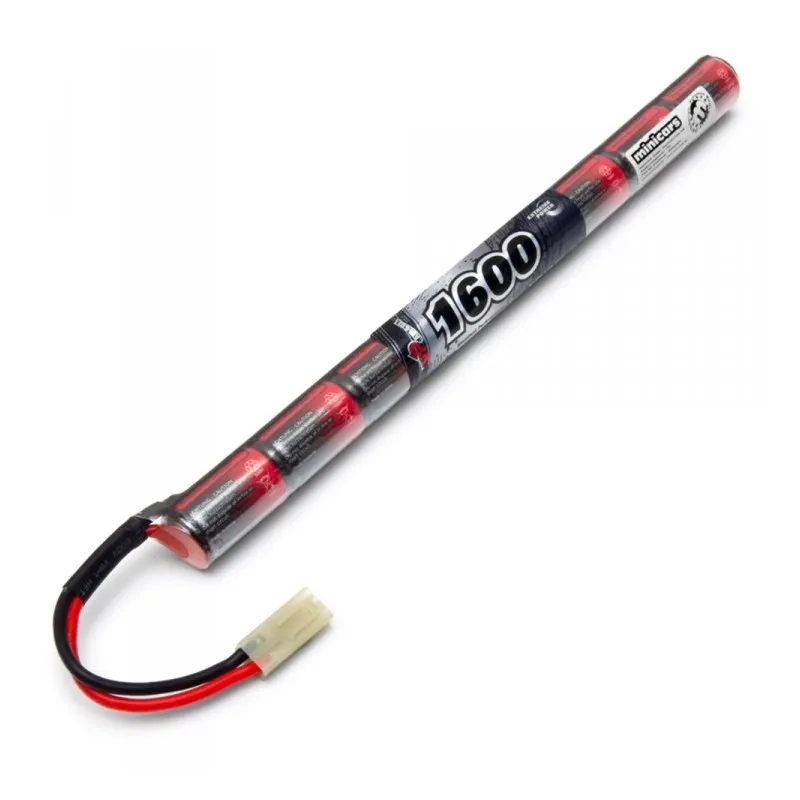 NiMH Batteri 9,6V 1600mAh 2/3A Lång Airsoft