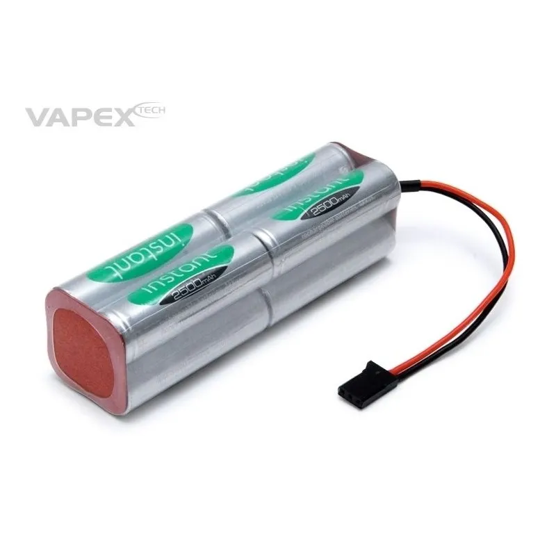 Sändarbatteri NiMH 9,6V 2500mAh Kub