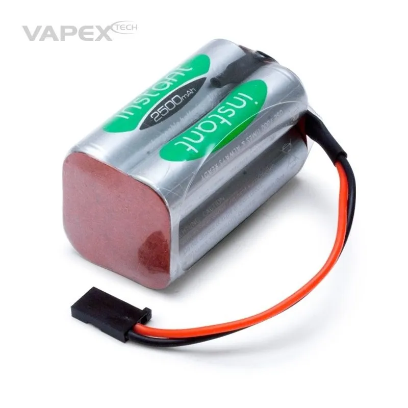 Mottagarbatteri NiMH 4,8V 2500mAh Kub