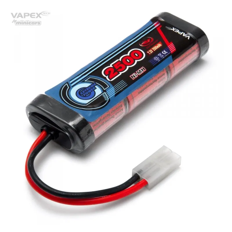 NiMH Batteri 7,2V 2500mAh Tamiya-kontakt