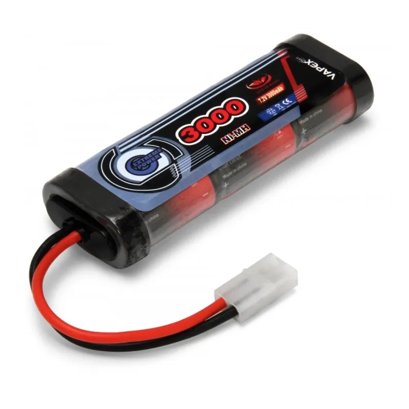 NiMH Batteri 7,2V 3000mAh Tamiya-kontakt