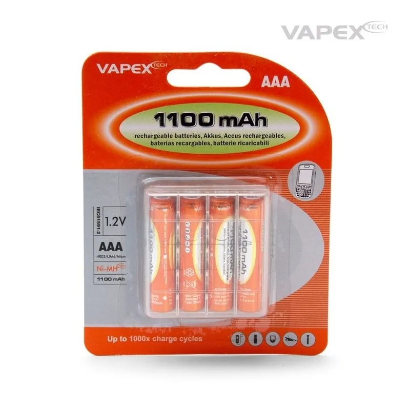 AAA/R3 Batteri NiMH 1100mAh 4-pack