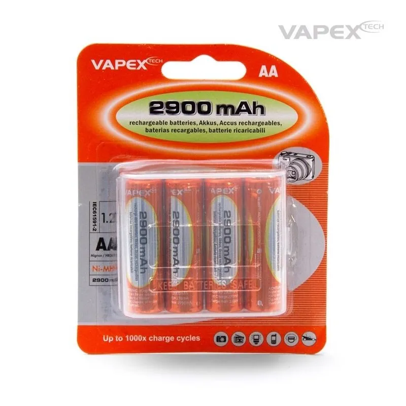 AA/R6 Batteri NiMH 2900mAh 4-pack
