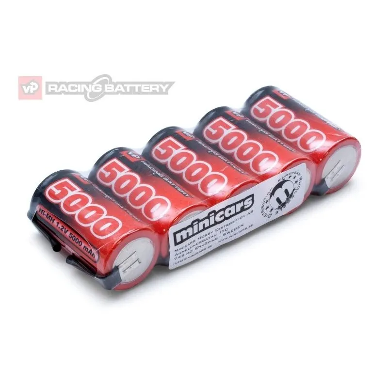 NiMH Batteri 1,2V 5000mAh Sub-C - 3