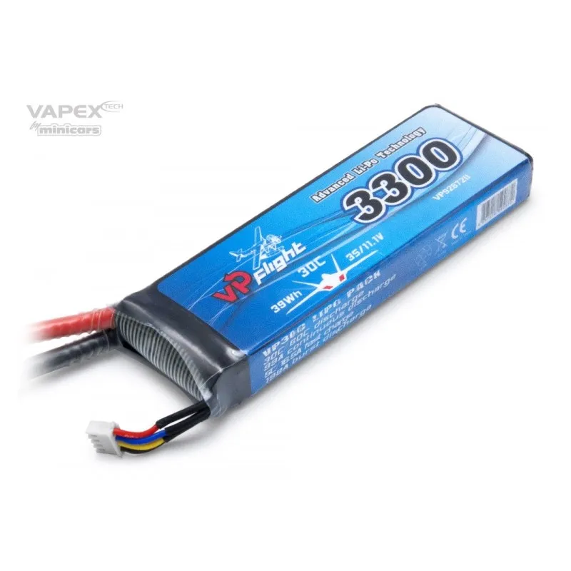 Li-Po Batteri 3S 11,1V 3300mAh 30C PREMIUM