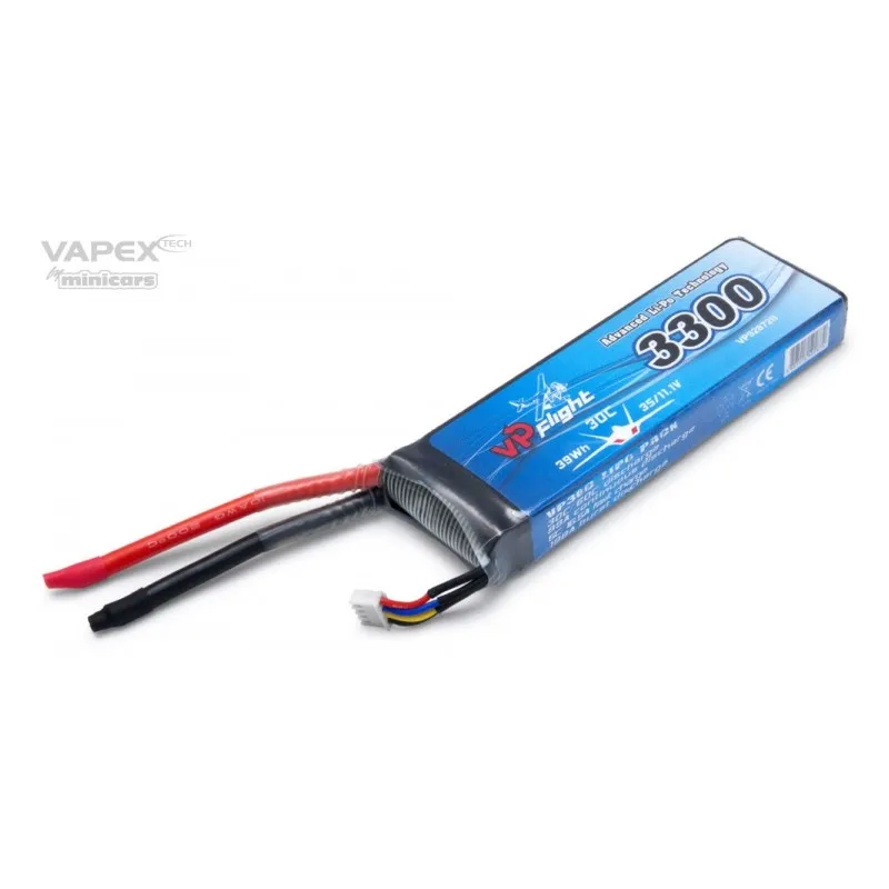 Li-Po Batteri 3S 11,1V 3300mAh 30C PREMIUM - 2