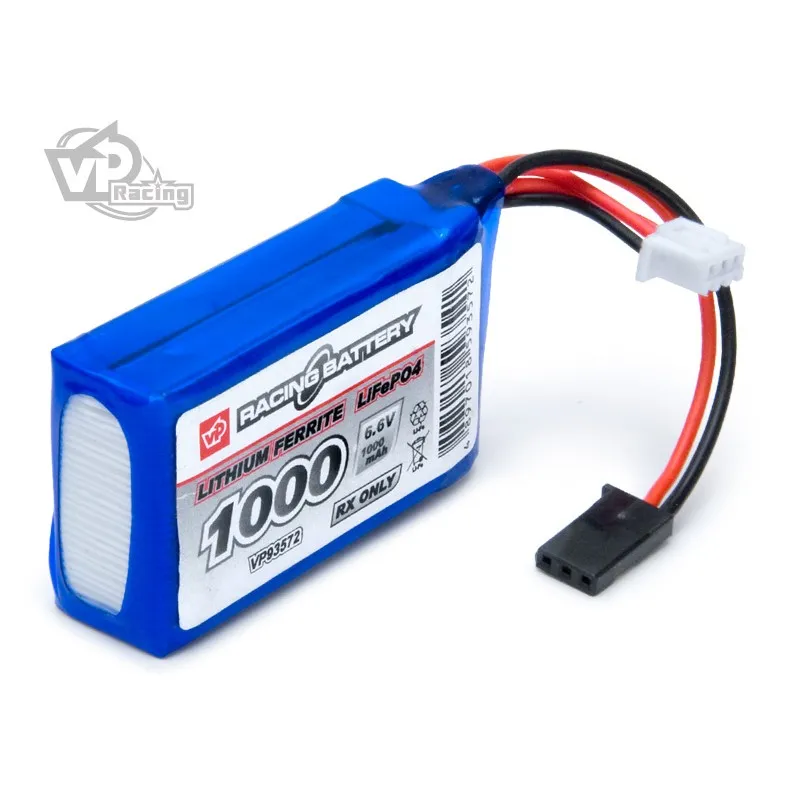 Mottagarbatteri Li-Fe 6,6V 1000mAh