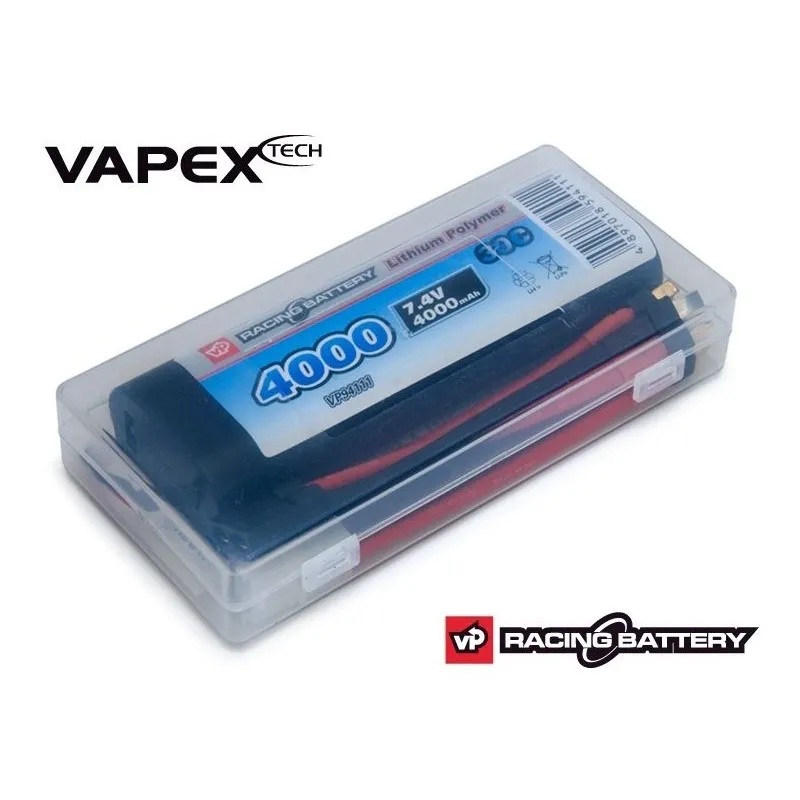 Li-Po Batteri 2S 7,4V 4000mAh 40C Multi-kontakt - 3