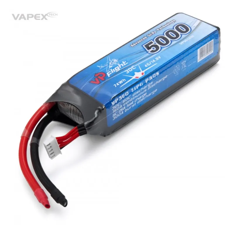 Li-Po Batteri 4S 14,8V 5000mAh 30C PREMIUM
