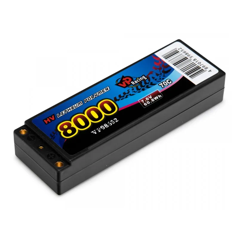 Li-Po Batteri 2S 7,6V 8000mAh 70C EFRA2019