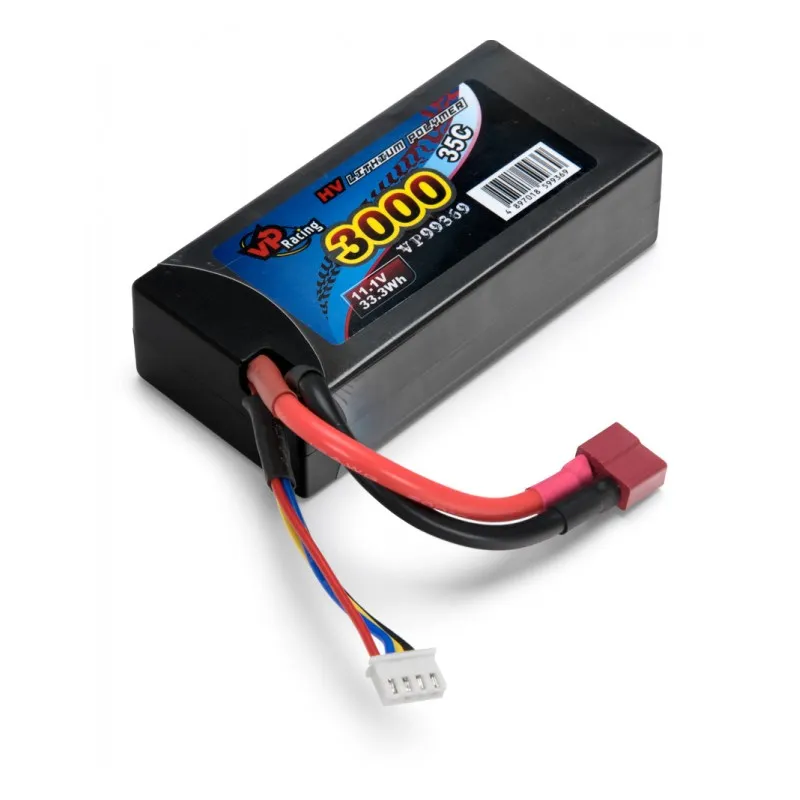 Li-Po Batteri 3S 11,1V 3000mAh 35C Hard T-Kontakt