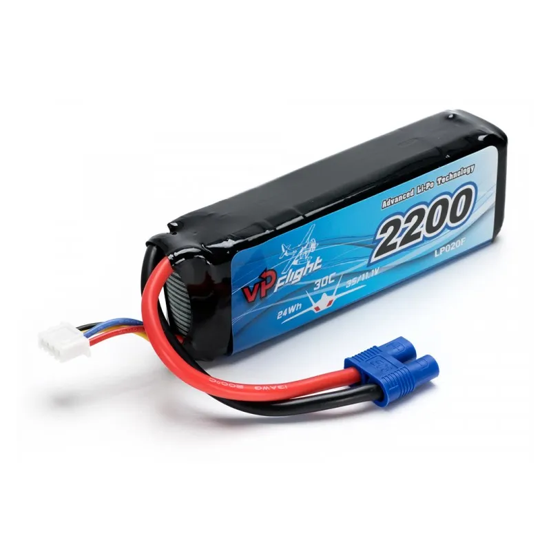 Li-Po Batteri 3S 11,1V 2200mAh 30C EC3-Kontakt