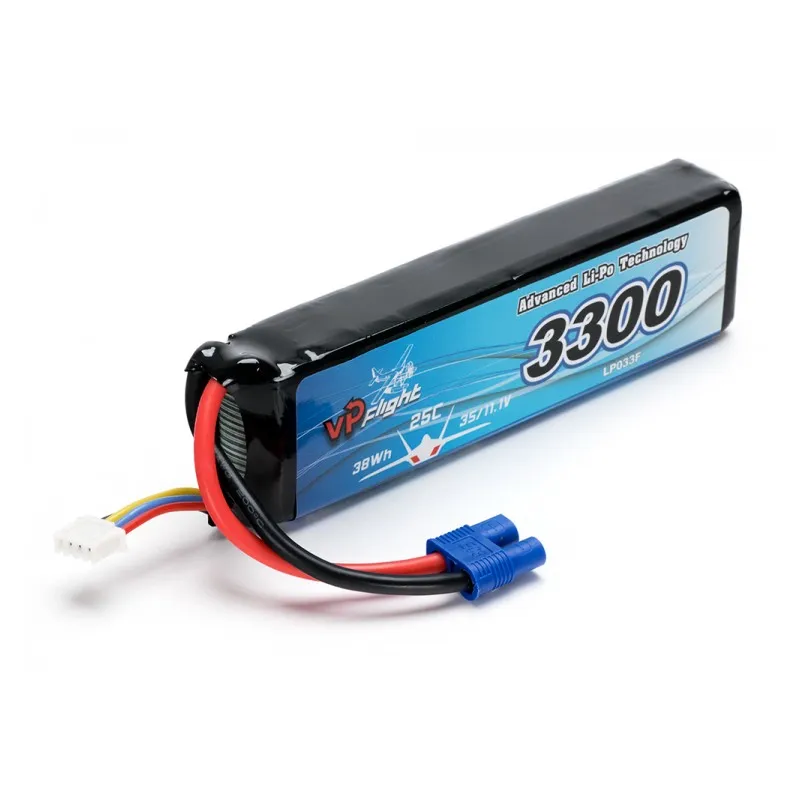Li-Po Batteri 3S 11,1V 3300mAh 30C EC3-Kontakt