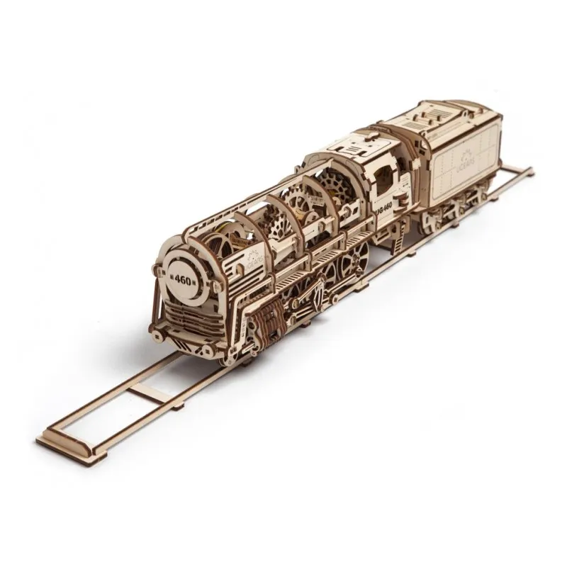 Ugears Steam Locomotiv U-460 with Tender - 4