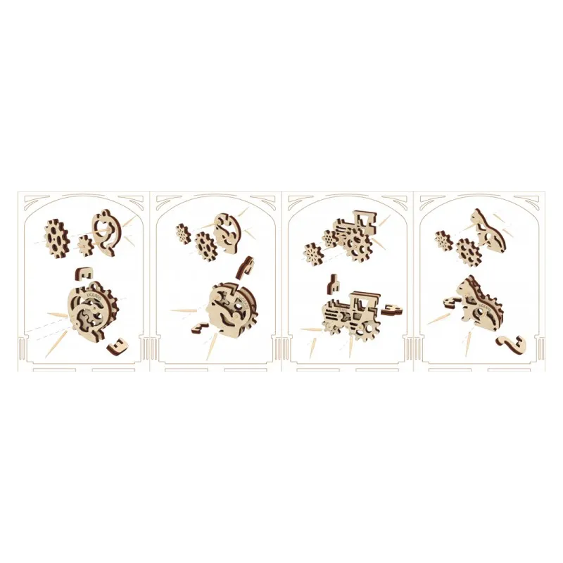 Ugears U-Fidget Tribiks - 4