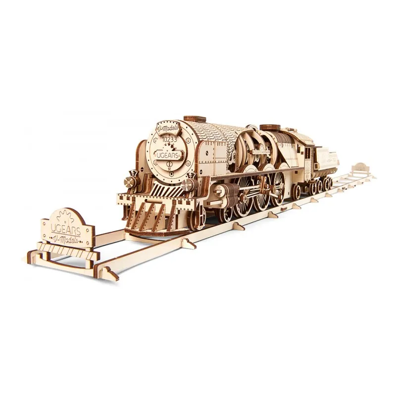 Ugears V-Express Steam Train with Tender