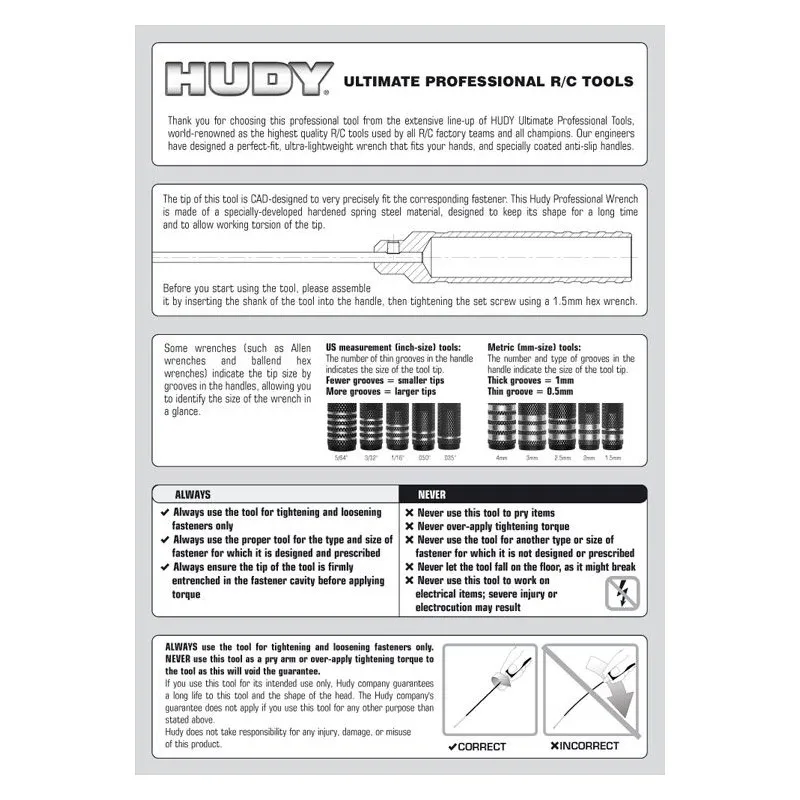 Insexnyckel kula 2.5mm LE