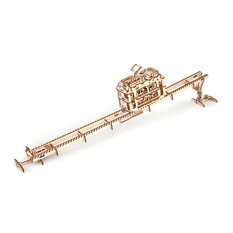 Ugears Tram on Rails - 3