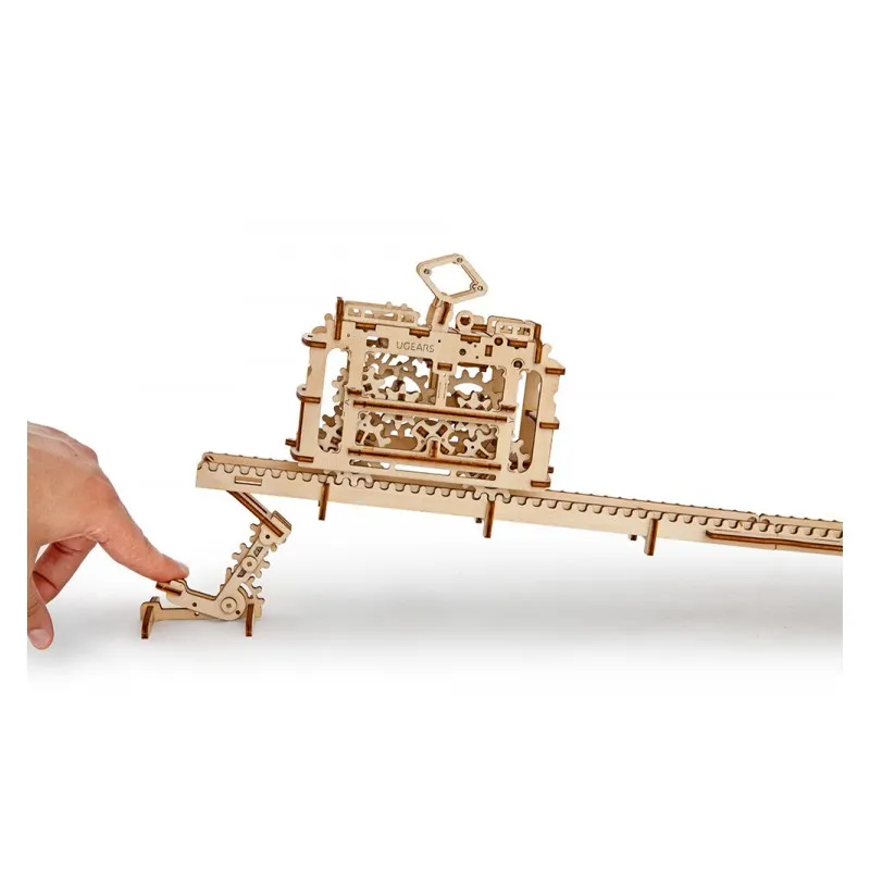Ugears Tram on Rails - 4