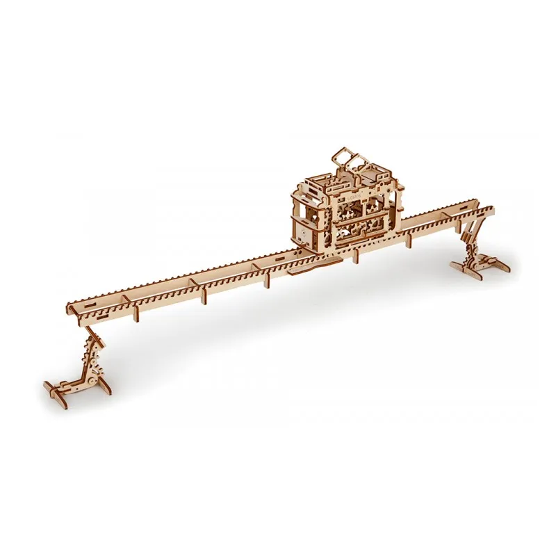 Ugears Tram on Rails - 5