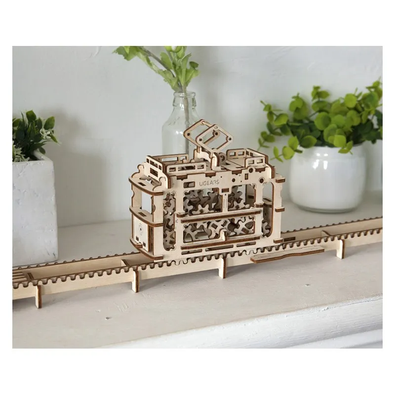 Ugears Tram on Rails - 8