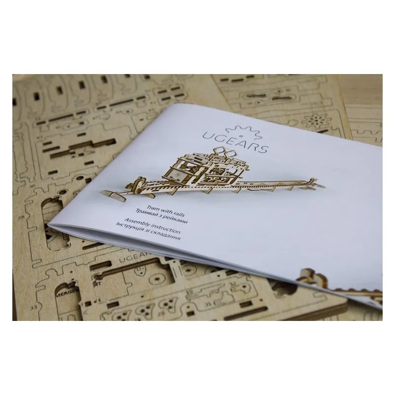 Ugears Tram on Rails - 11