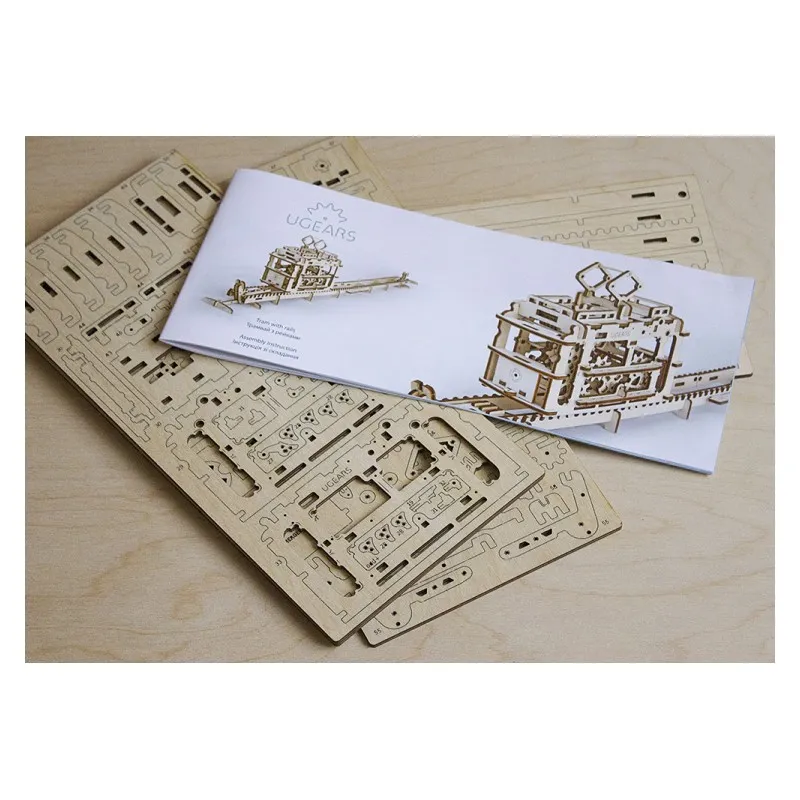 Ugears Tram on Rails - 13