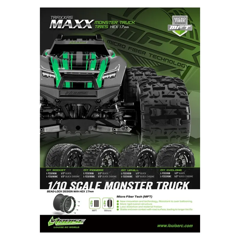 Däck & Fälg MT-UPHILL Maxx Soft Svart (MFT) (2) - 3