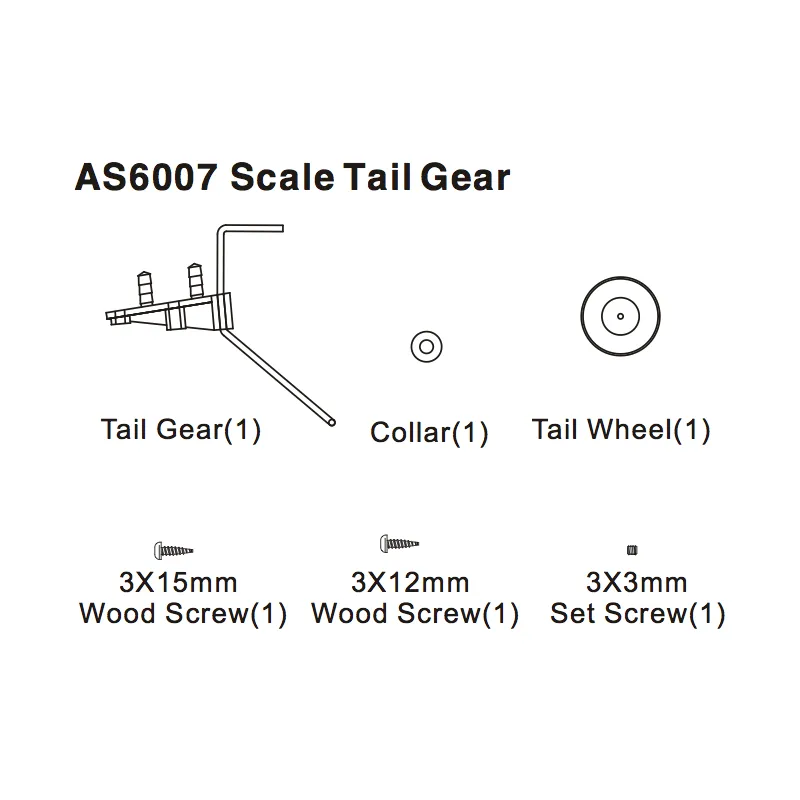 Sporrhjul kpl .25-.40