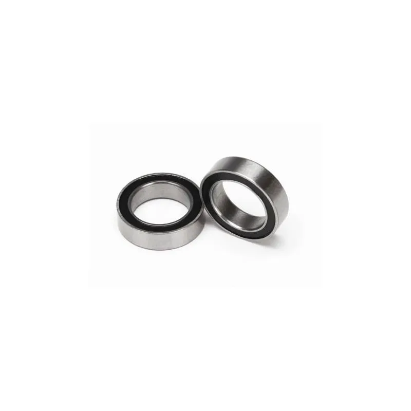 Kullager 10x15x4mm Gummitätat Svart (2)