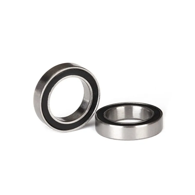 Kullager 12x18x4mm Gummitätat Svart (2)