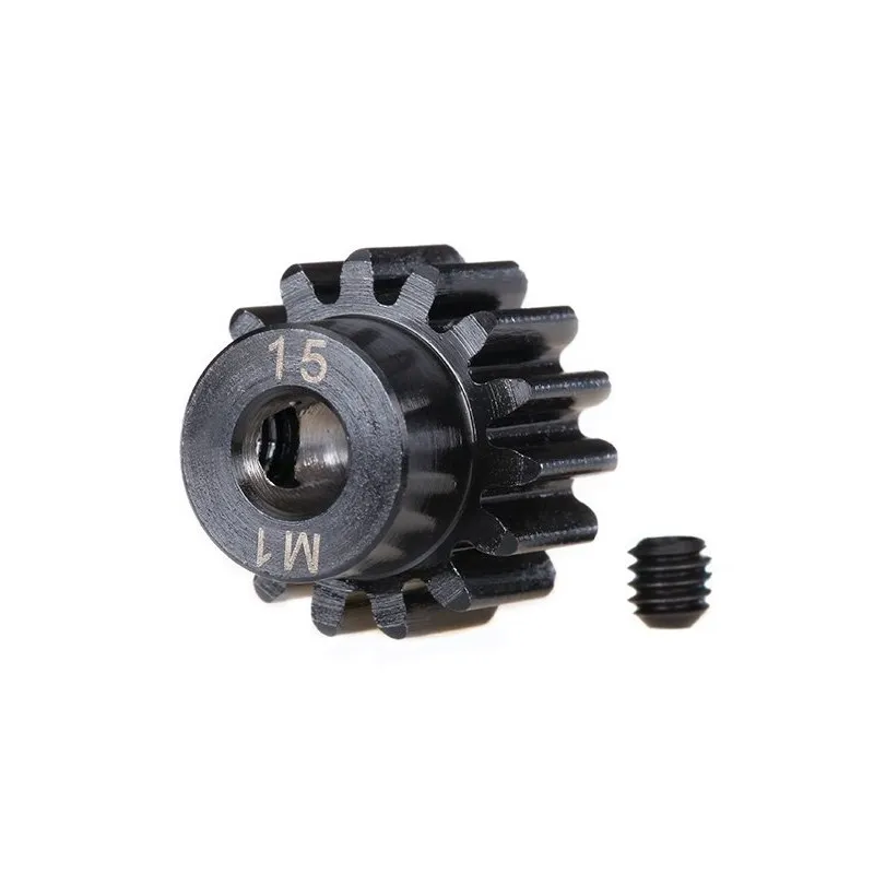 Motordrev (Pinion) 15T 1.0M Pitch för 5mm Axel (Fräst)