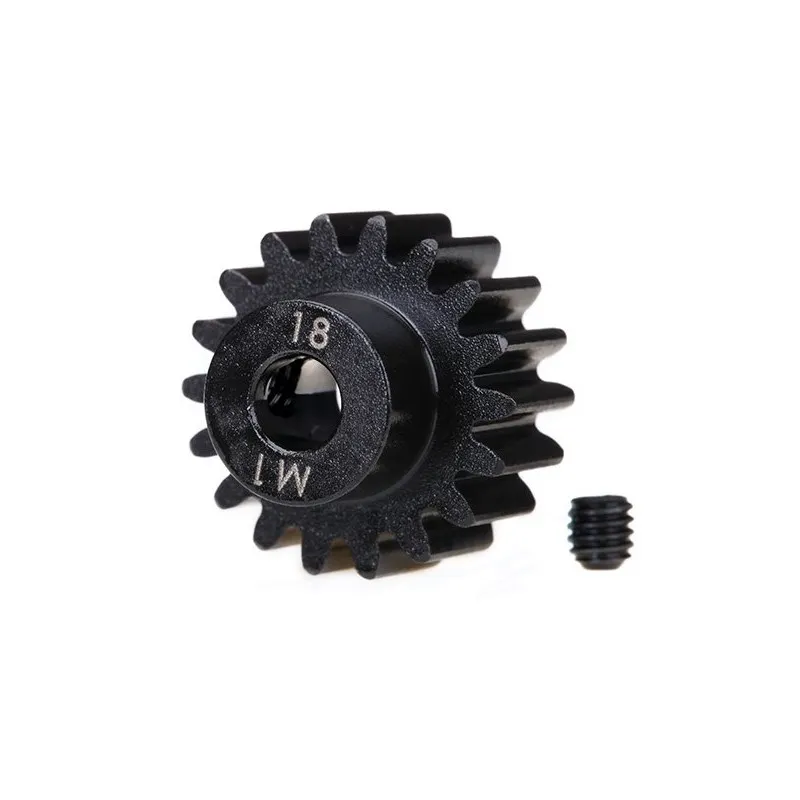 Motordrev (Pinion) 18T 1.0M Pitch för 5mm Axel (Fräst)