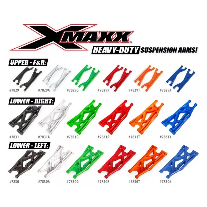 Bärarm Nedre Vänster F/B HD Svart X-Maxx - 2