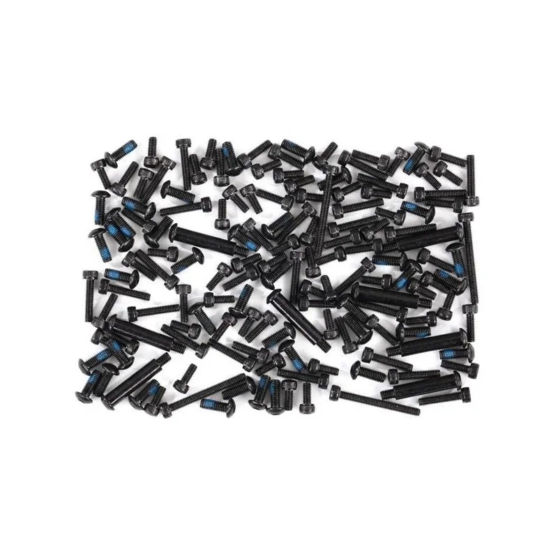 Skruvset Svart Rostfritt TRAXX