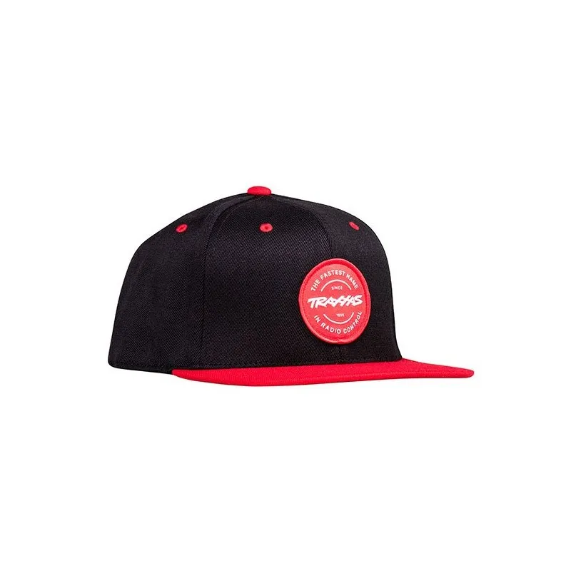 Keps Svart/Röd Traxxas Runt Märke