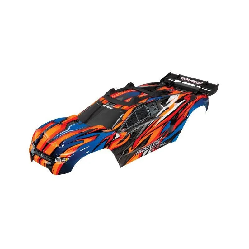 Kaross Rustler 4x4 Orange (Komplett med Karossfästen)