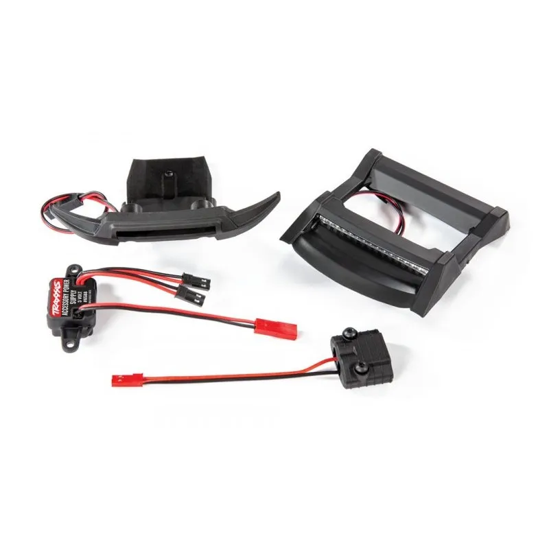 LED Ljus Fram & Tak Set Komplett  Rustler 4x4