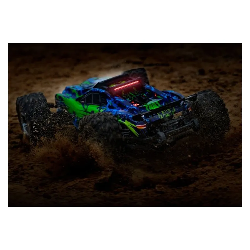 LED Ljus Fram & Tak Set Komplett  Rustler 4x4 - 8