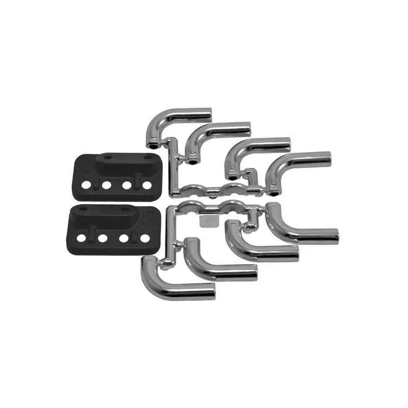 Avgasutblås Zoomies Krom (Par)