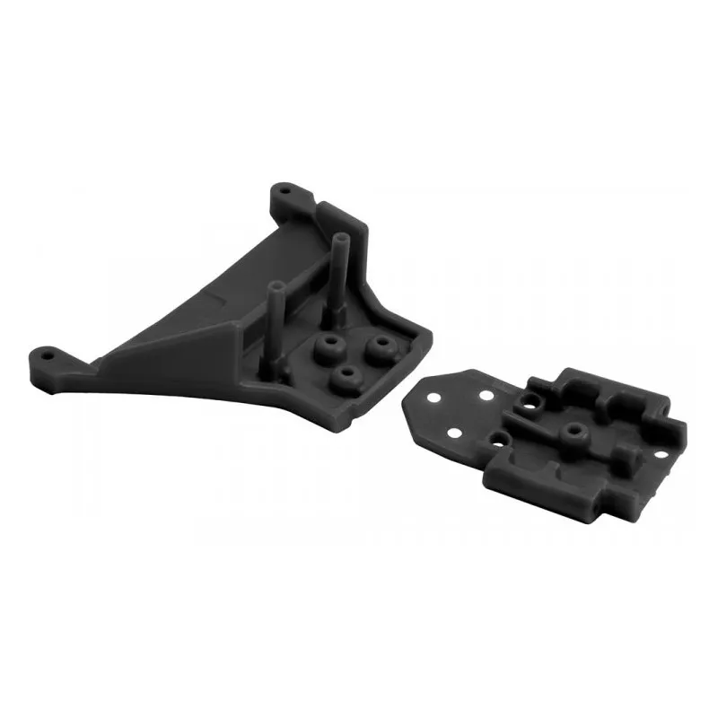 Konsoll Fram Svart Slash 4x4(LCG), Rustler 4x4(Kort Batteri)